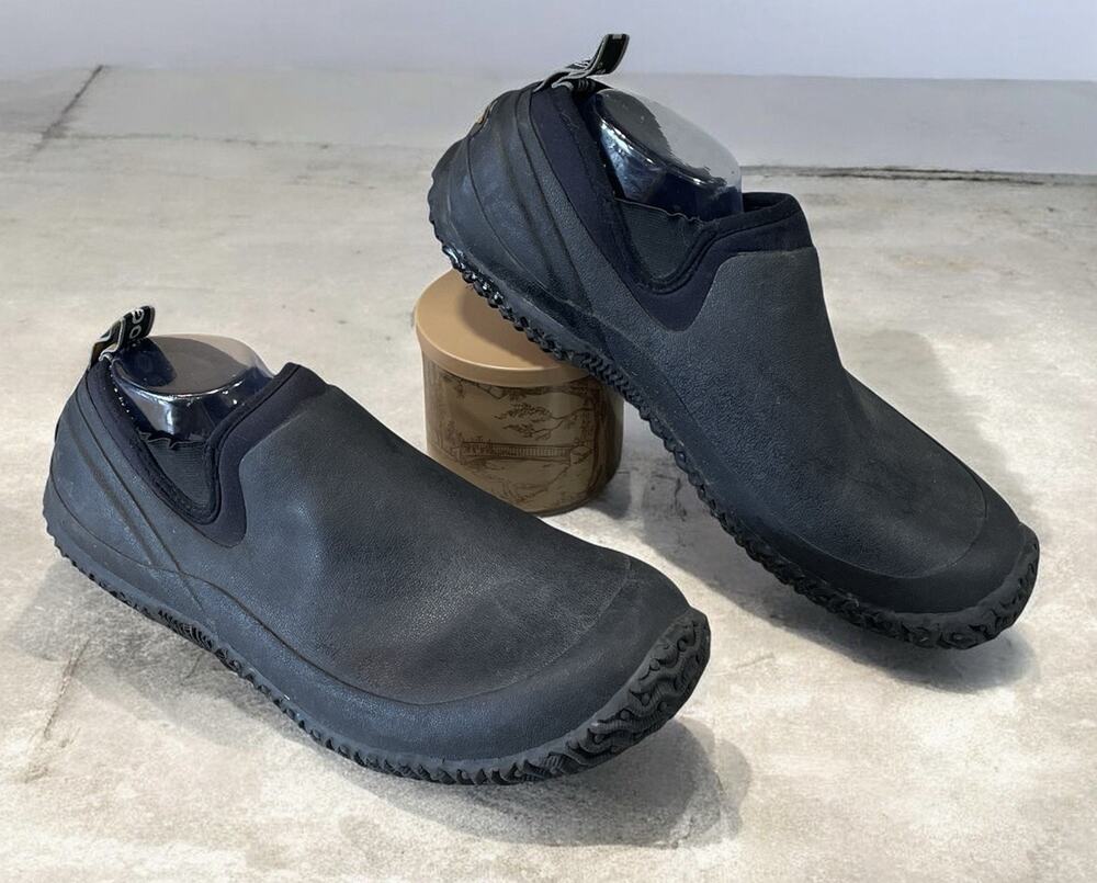 Bogs Urban Walker Shoes Slip On Black Rubber Sole Men's Size 13 US Gorpcore